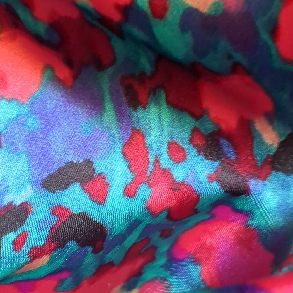 LONDON TIMES  Sleeveless V Neck Dress with Ruffle - 10 - Picture 7 of 9